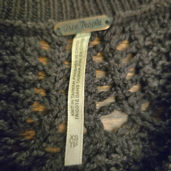 Free People Lace And Eyelet Open Knit Sweater - Picture 4 of 5